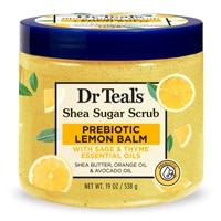 Скраб с сахаром ши — пребиотик с лимонной мятой, 19 унций Dr Teal's