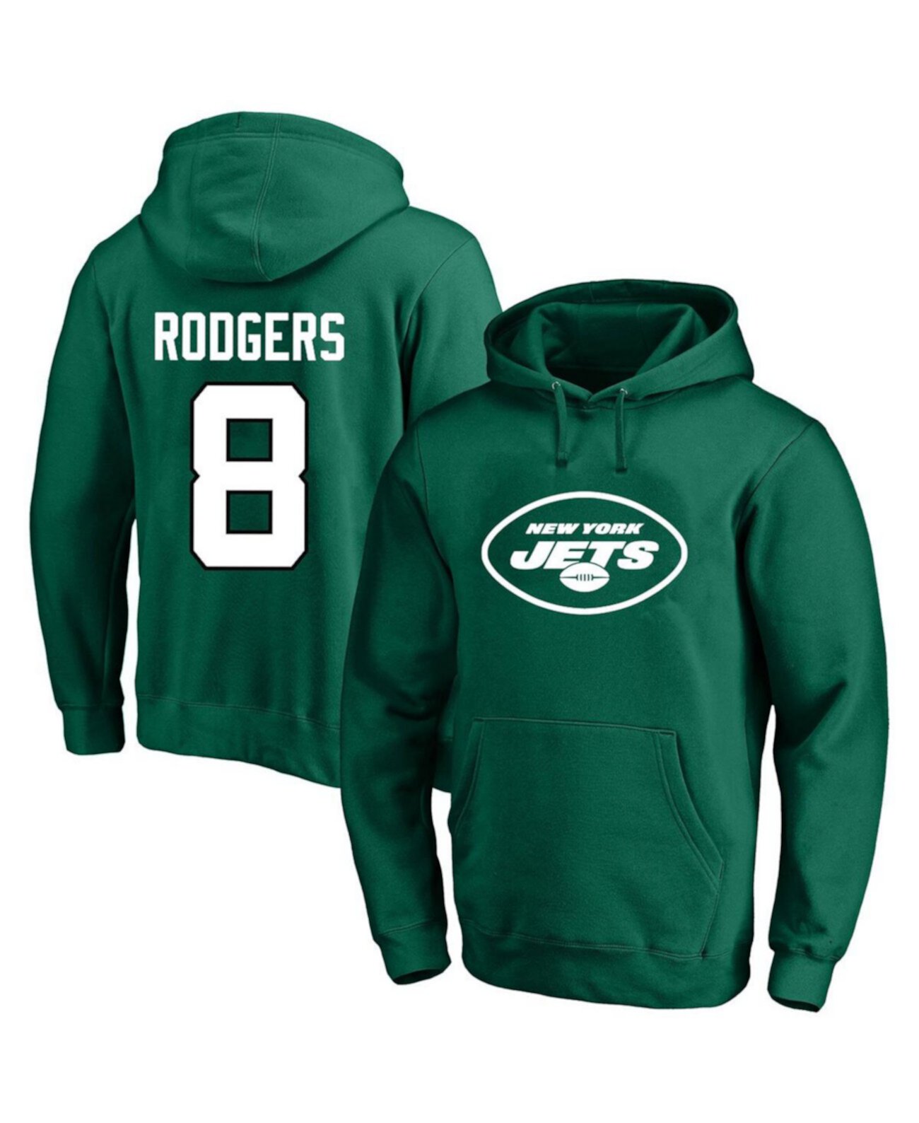 Мужской Пуловер Fanatics Aaron Rodgers New York Jets Fanatics