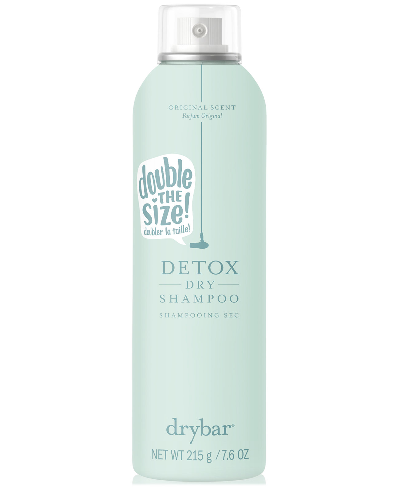 Сухой шампунь Detox — оригинальный аромат, 7,6 унций. DRYBAR