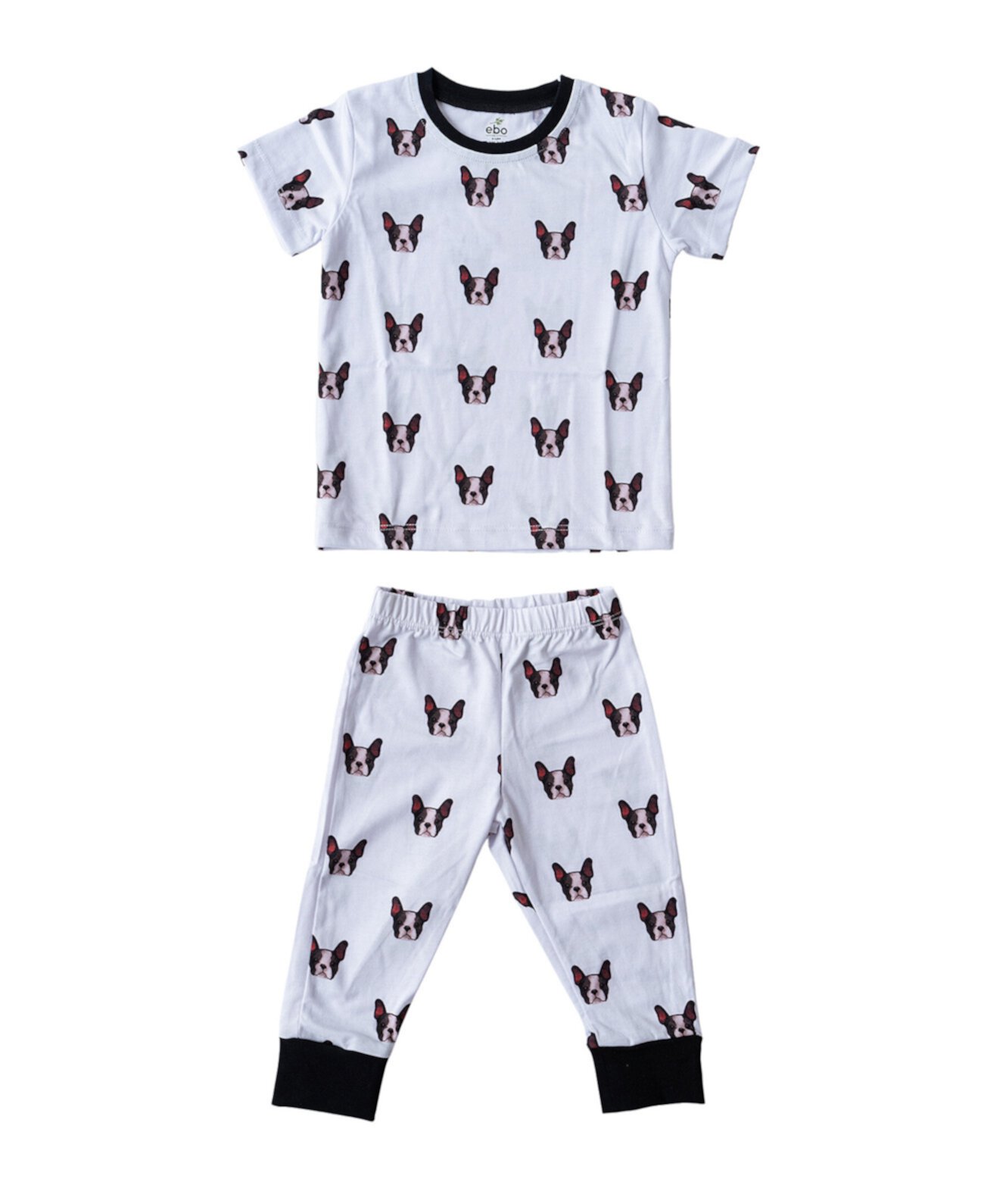 Пижамы с короткими рукавами и принтом для маленьких мальчиков, комплект из 2 предметов Earth Baby Outfitters