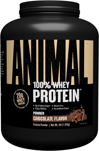 100% Whey Protein Chocolate Fudge -- 64 oz Animal