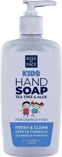 Мыло для рук и тела для детей Kiss My Face Kids Hand Soap Fragrance Free -- 9 fl oz Kiss My Face