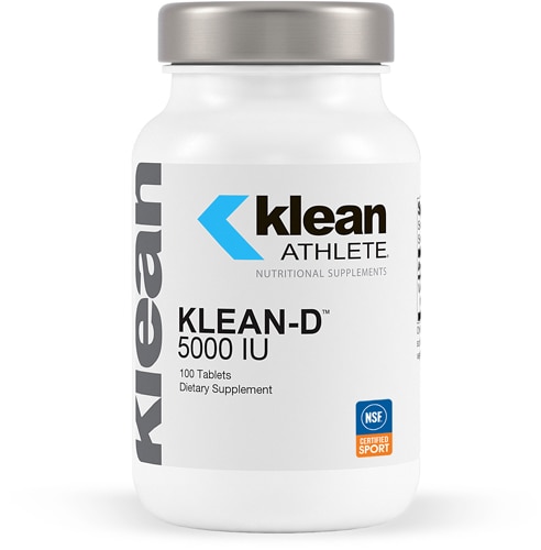 Витамин D Klean-D 5000 МЕ – 100 таблеток, сертификат NSF® для спорта Klean Athlete