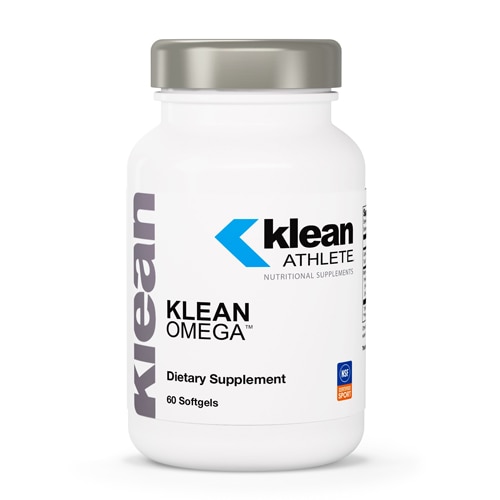 Klean Omega - сертифицированный для спорта NSF, 60 капсул Klean Athlete