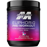 EuphoriQ Pre-Workout - 20 Servings (Порции) Icy Snow Cone -- 11.99 oz (Унции) Muscletech