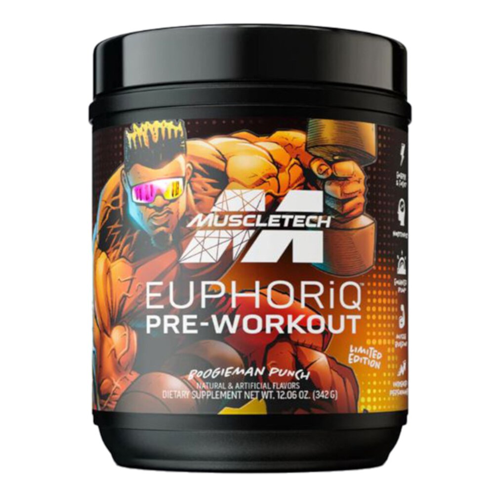 EuphoriQ Pre-Workout - 20 Servings (Порции) Boogieman Punch -- 12.06 oz (Унции) Muscletech