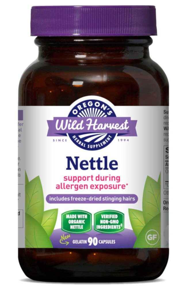 Nettle -- 90 Vegan Capsules (Веганские капсулы) Oregon's Wild Harvest