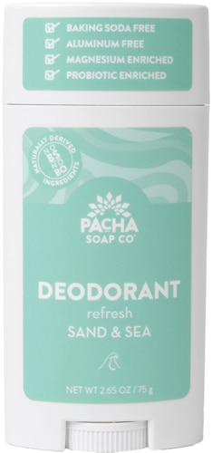 Deodorant Sand & Sea -- 2.65 oz Pacha Soap Co