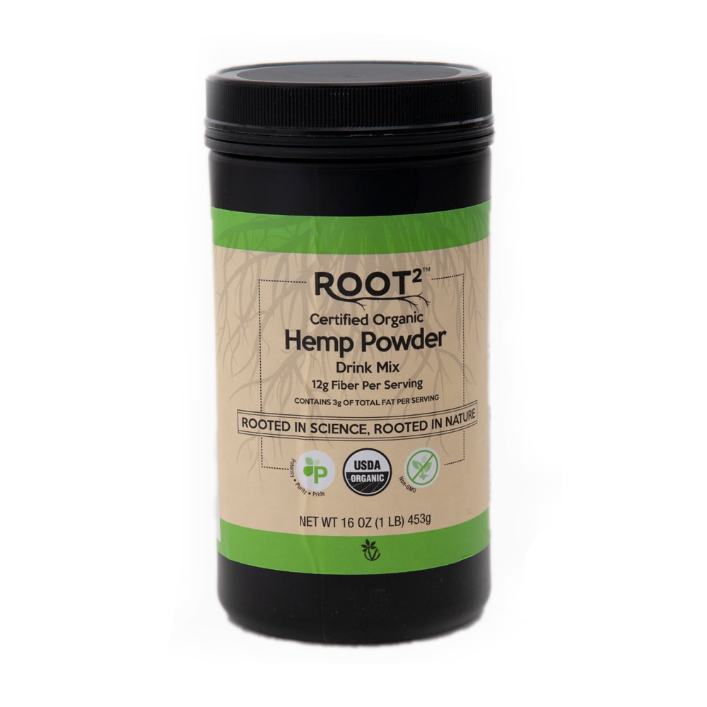 Certified Organic Hemp Powder (Порошок) Drink Mix -- 16 oz (Унции) Vitacost-Root2