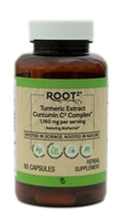 ROOT2 Turmeric Ext Curcumin C3 Complex Featuring BioPerine -- 1160 mg per serving - 60 Capsules (Капсулы) Vitacost