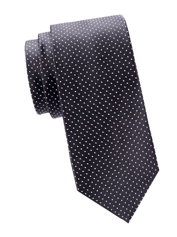 Шелковый галстук в горошек Bruno Piatelli