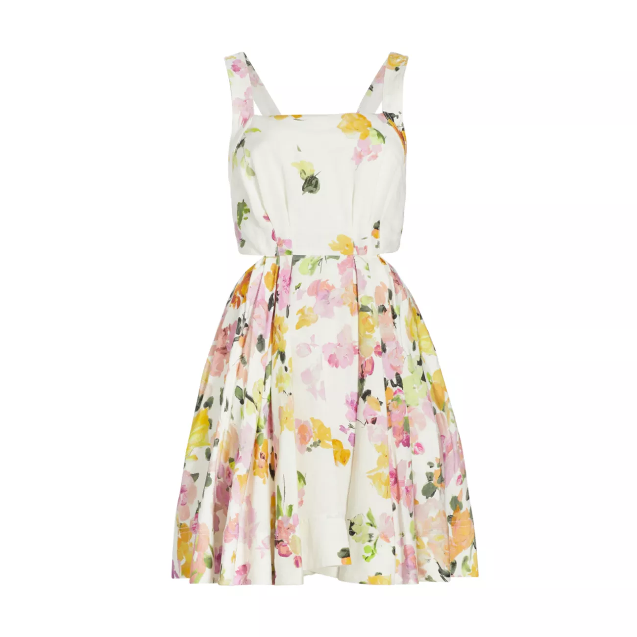 Льняное мини-платье Clara с цветочным принтом AJE