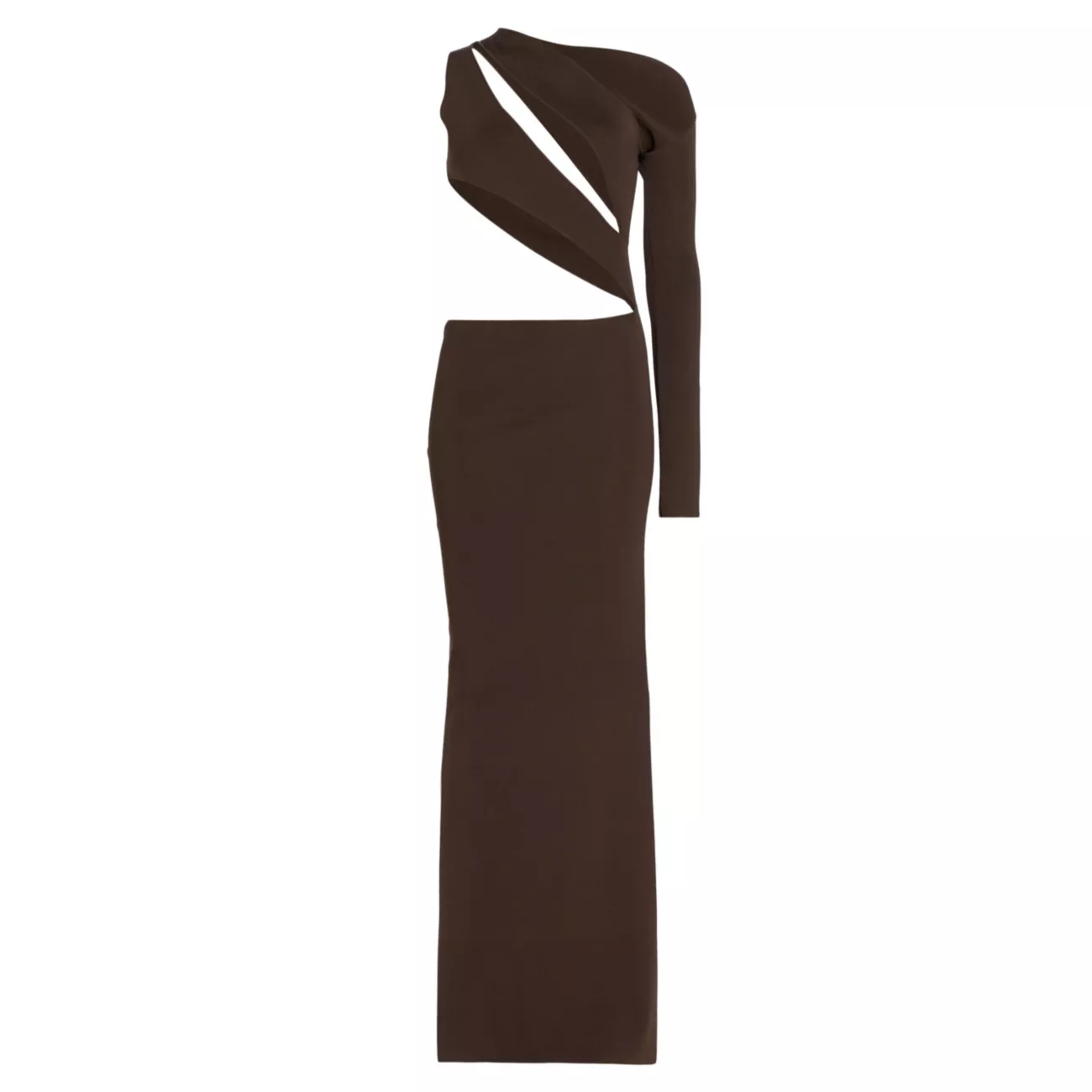 Actin Slashed Cut-Out Gown Aya Muse