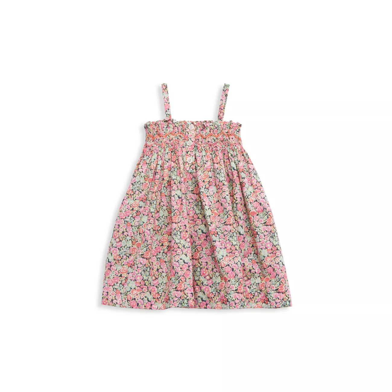 Для маленьких девочек &amp; Платье с цветочным принтом для маленькой девочки Bonpoint