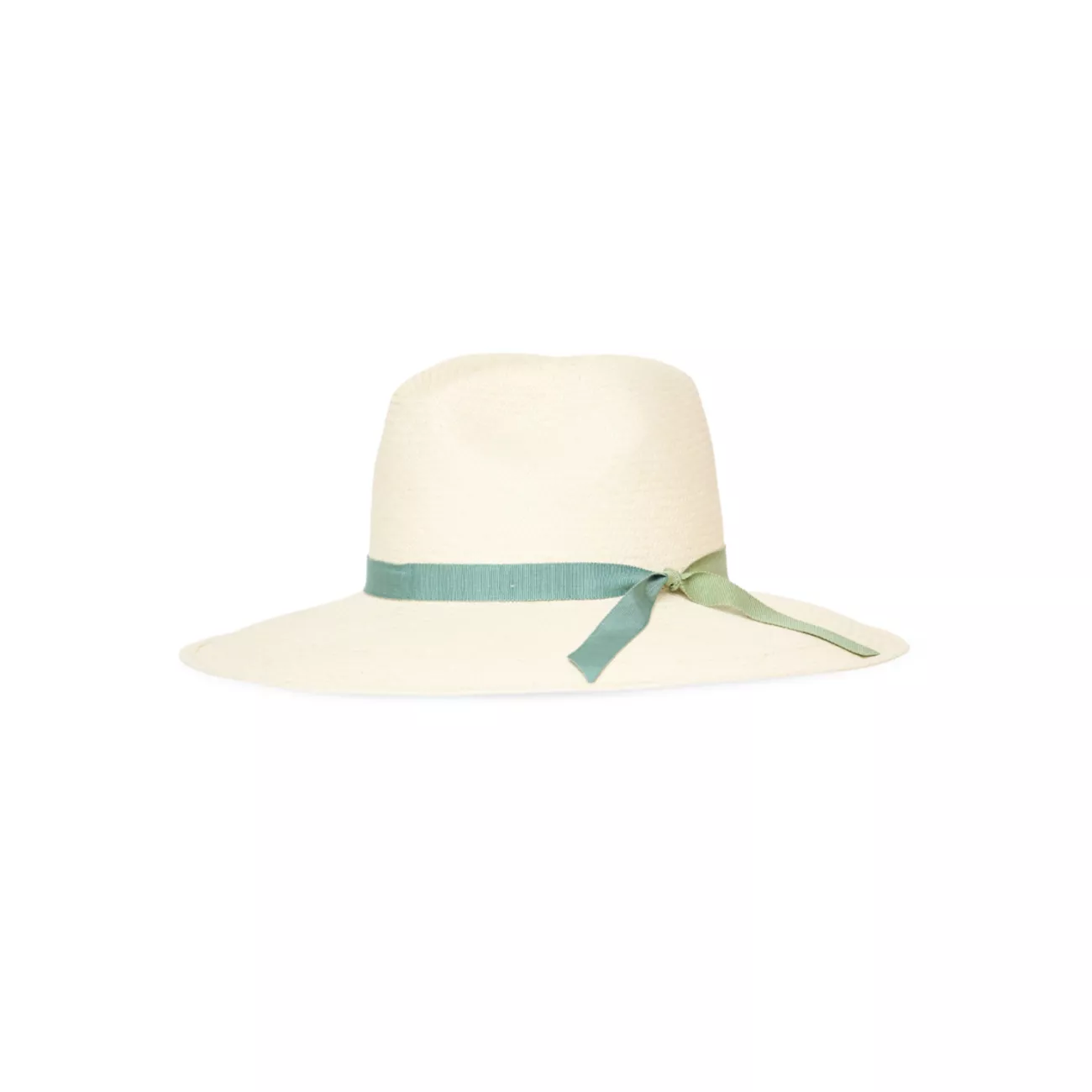 Cordelia Ribbon-Trimmed Straw Fedora Freya