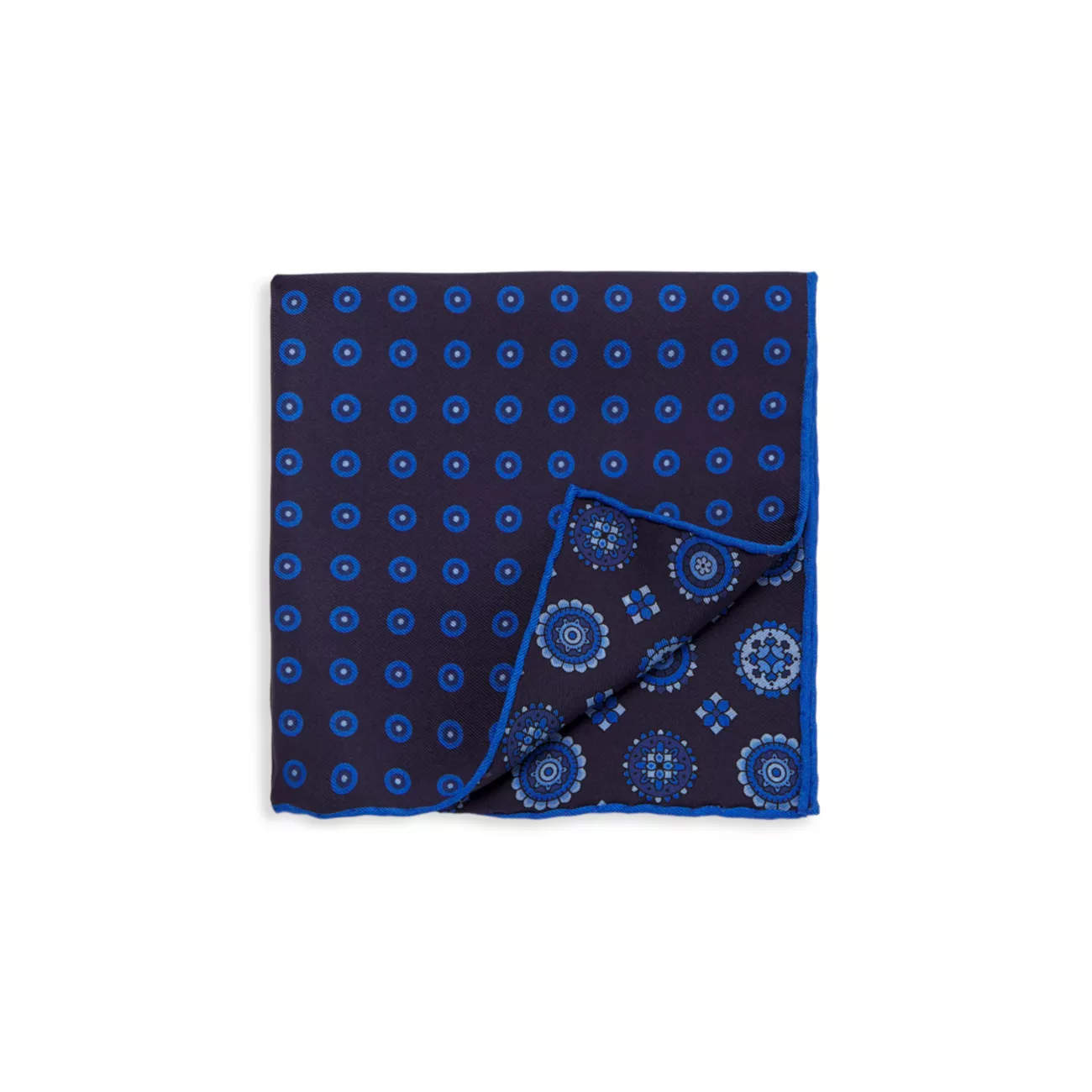 Карманный платок из шерсти с геометрическим рисунком в горошек ISAIA
