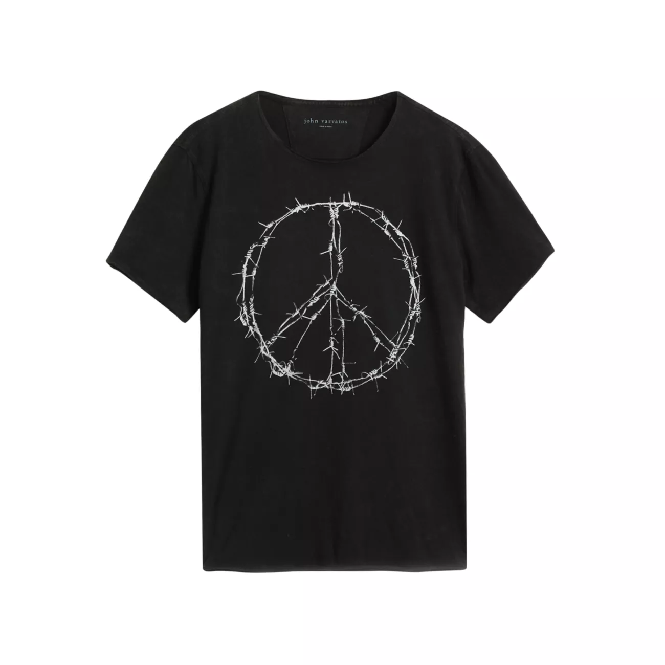 Barbwire Peace T-Shirt John Varvatos