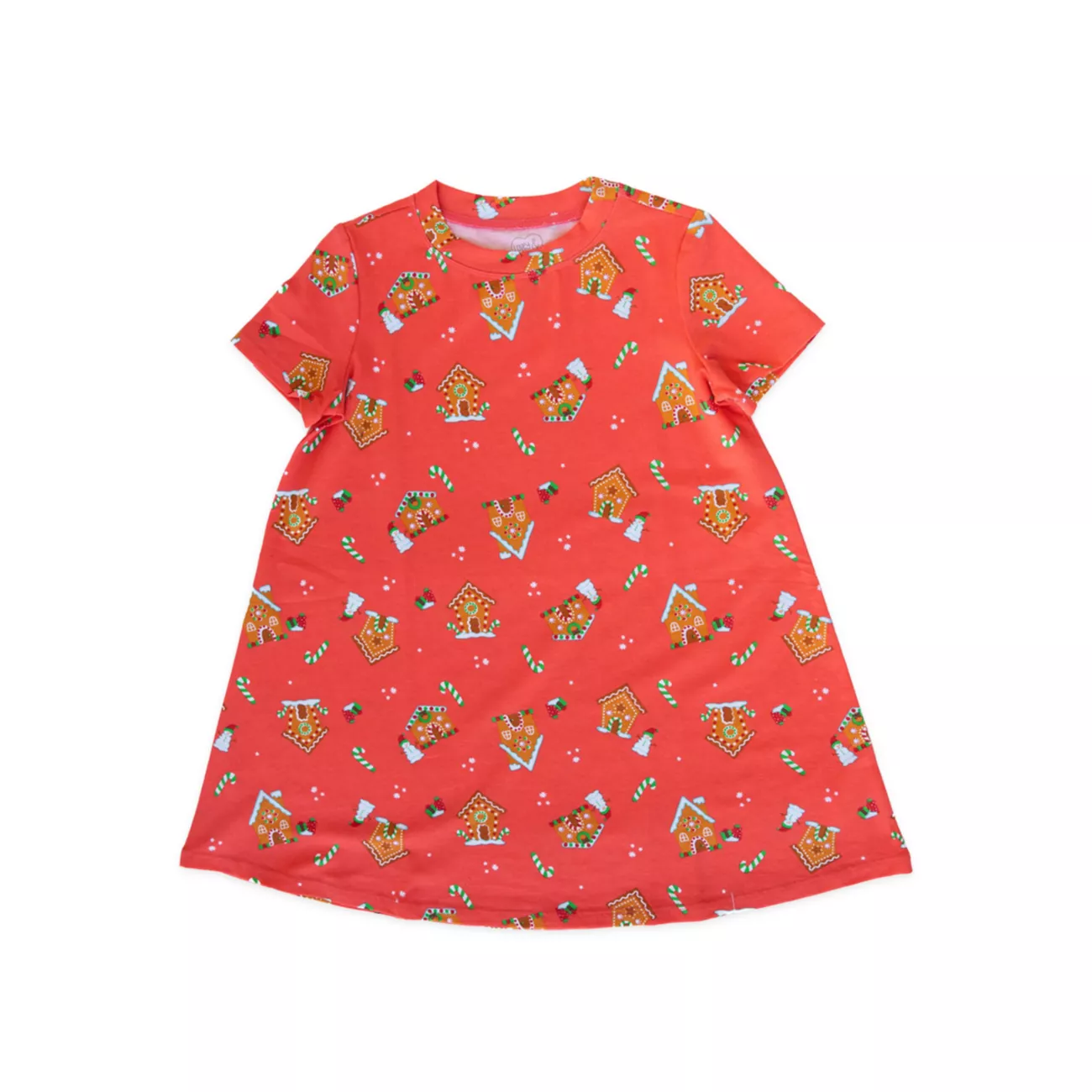 Маленькая девочка и усилитель; Ночная рубашка имбирного пряника для девочки Lovey&Grink
