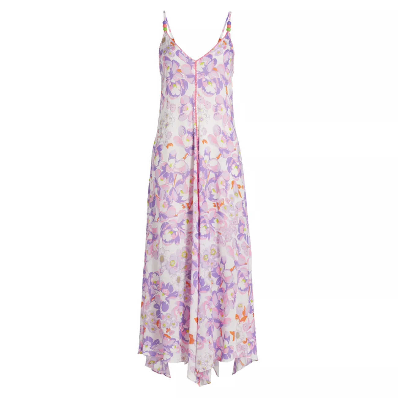 Bessie Long Floral Slip Dress Poupette St Barth