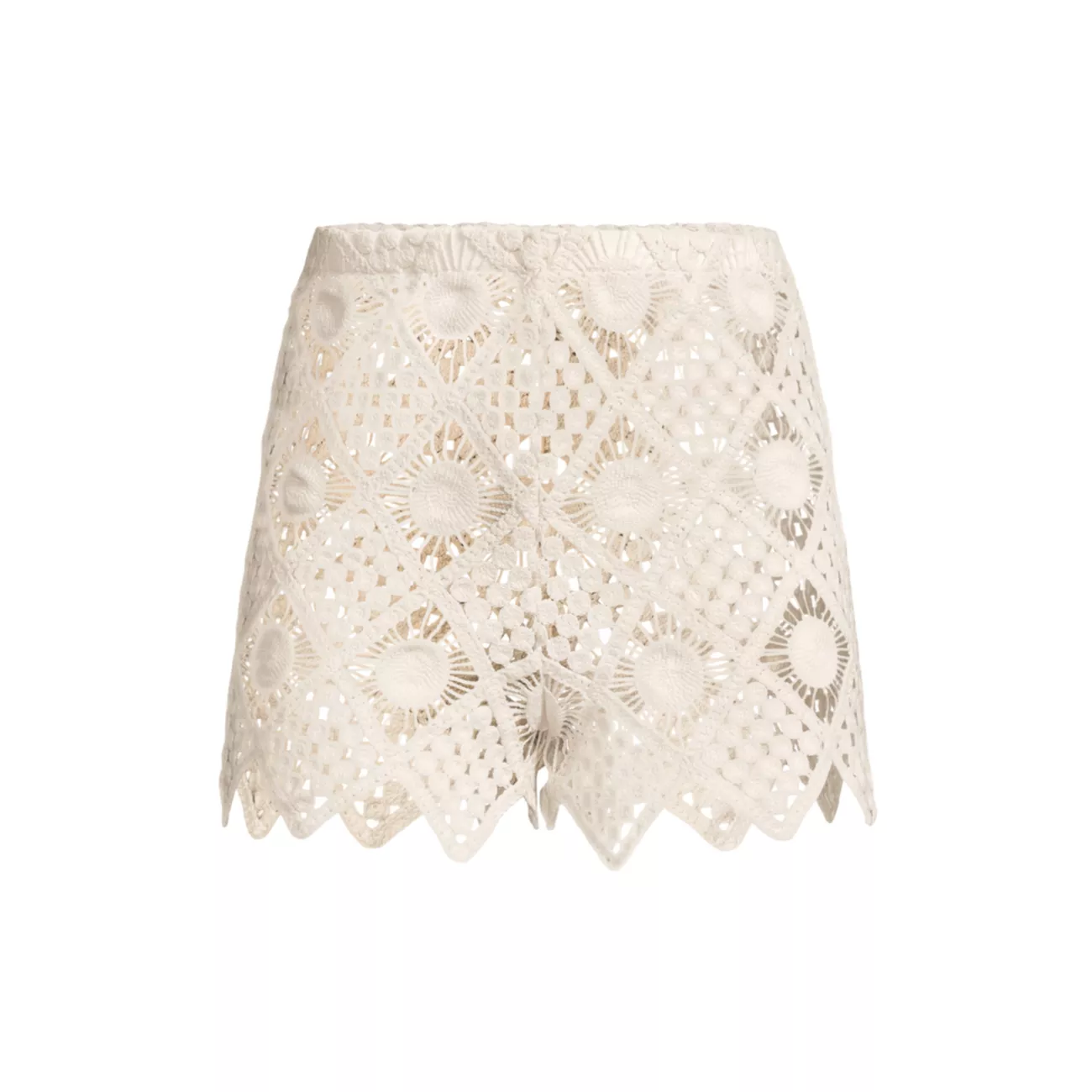 Playa Crochet Cover-Up Shorts Sara Cristina