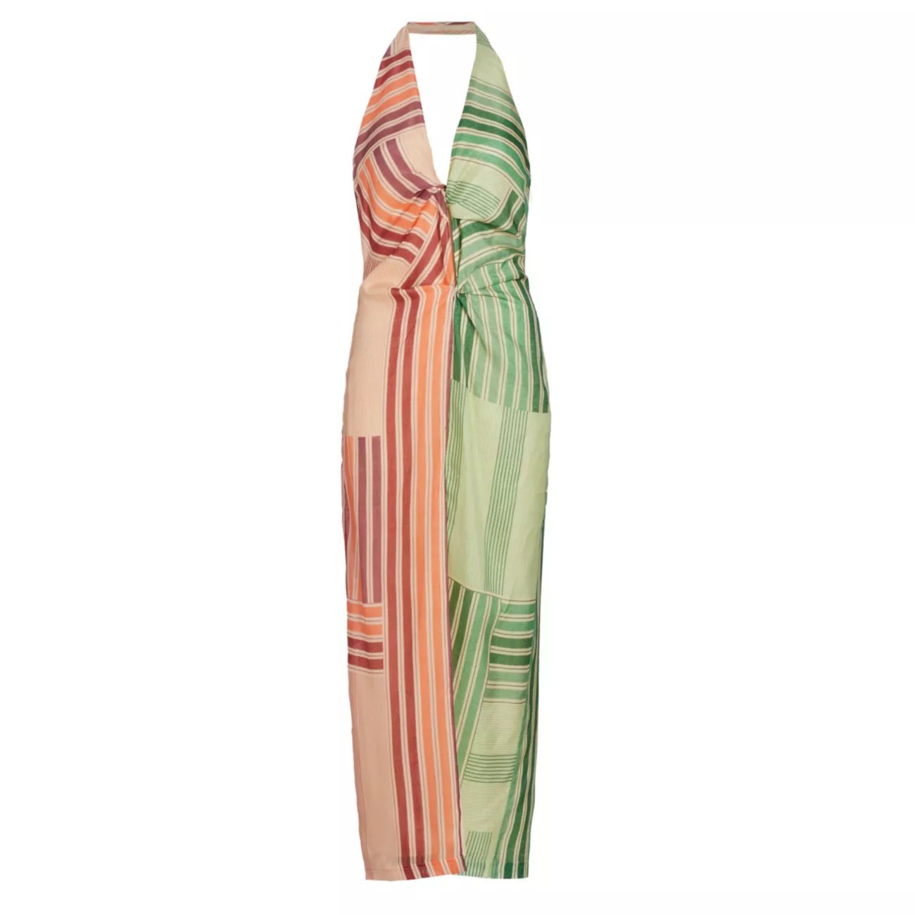 Reflexión Marisol Twisted Silk &amp; Шерстяное платье макси SIR.