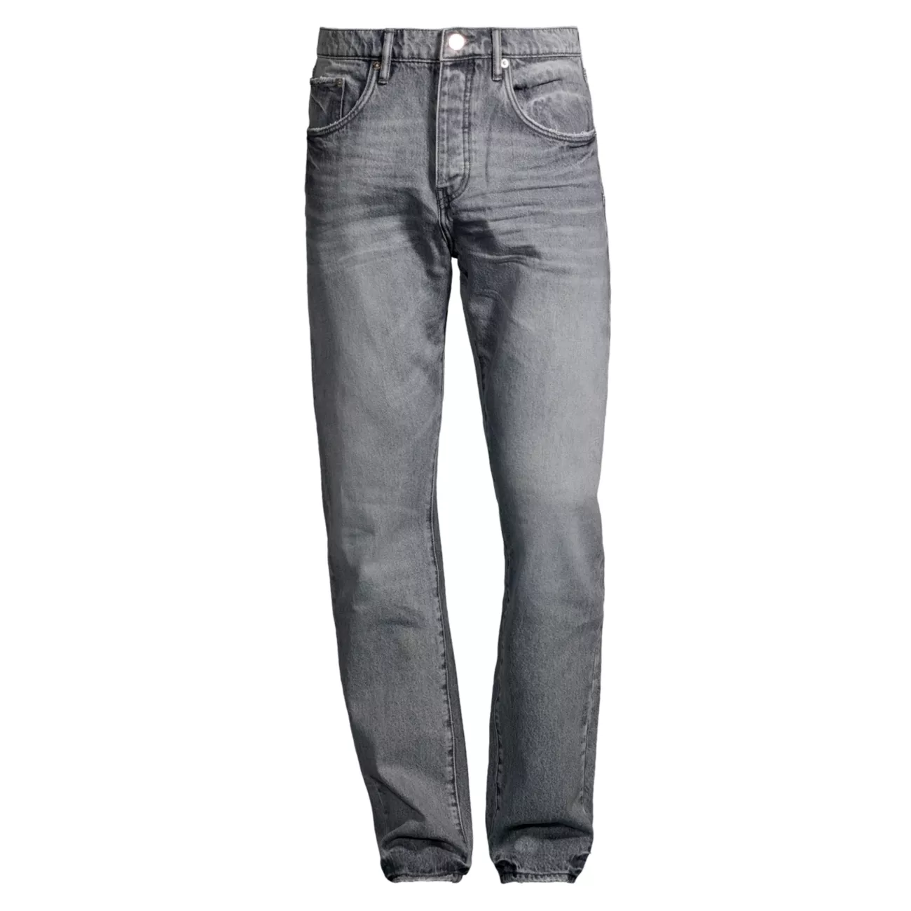 Прямые узкие джинсы P005 с выцветшим эффектом Purple