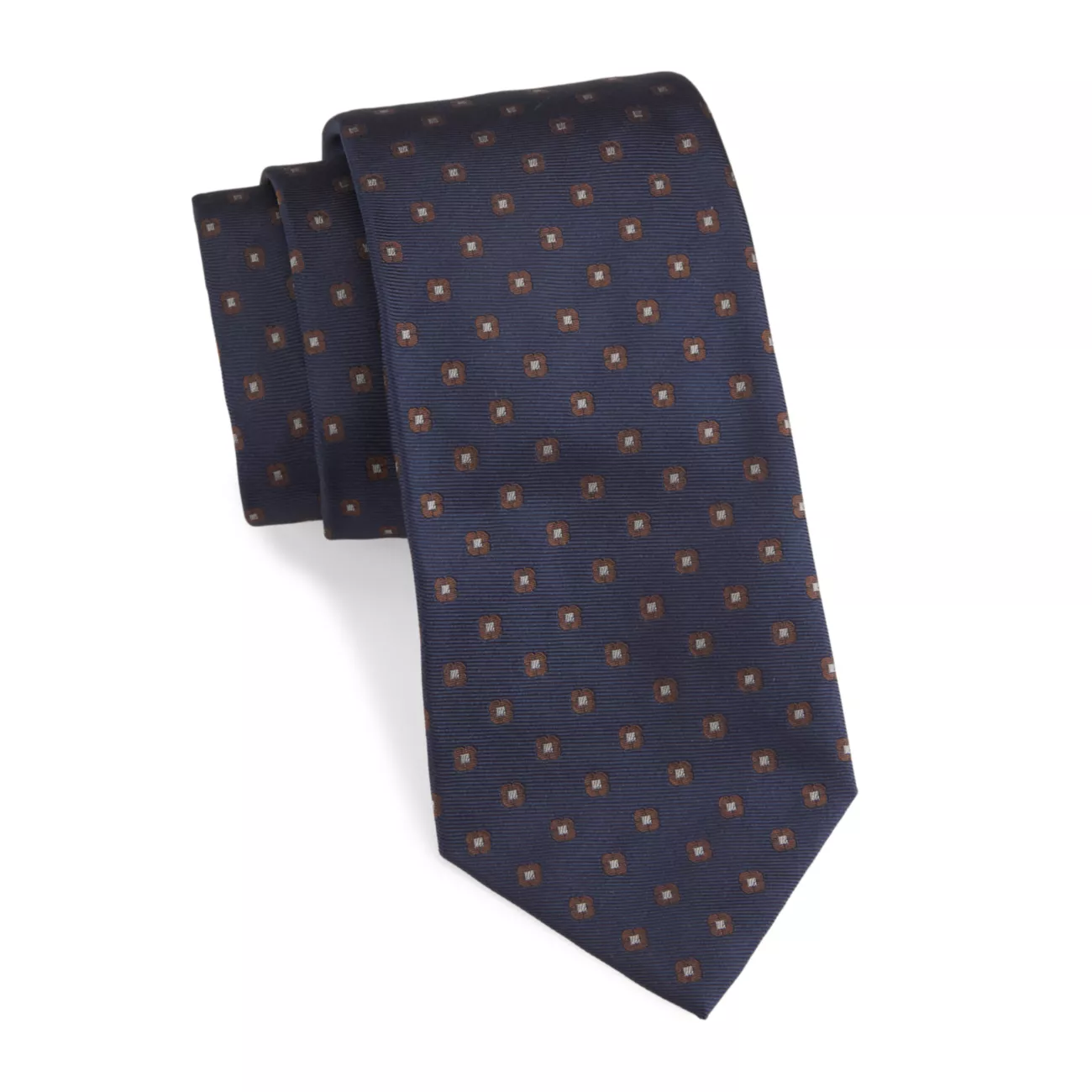Шелковый галстук с принтом ISAIA