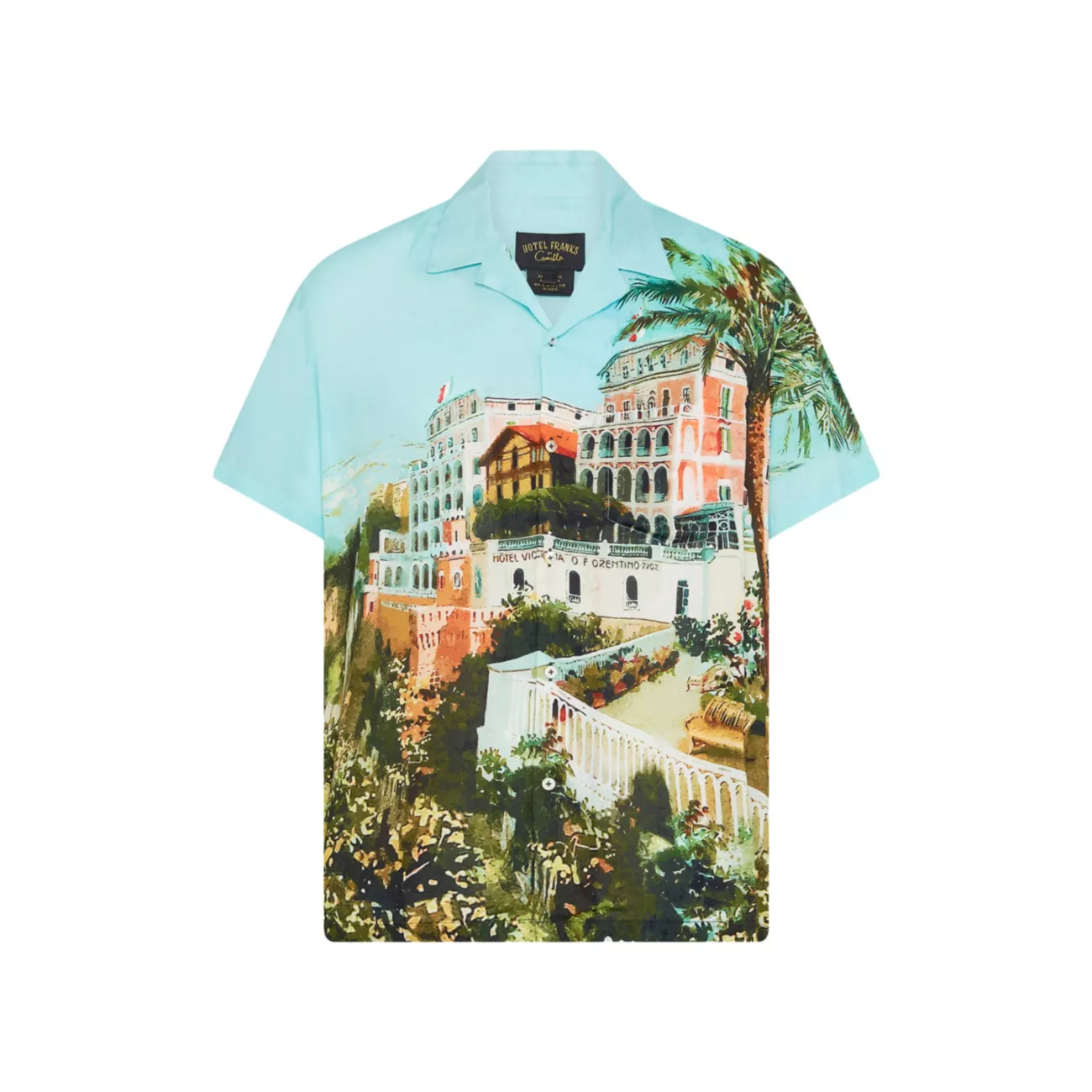 Мужская Повседневная рубашка Hotel Franks By Camilla Short-Sleeve Printed Camp Shirt Camilla