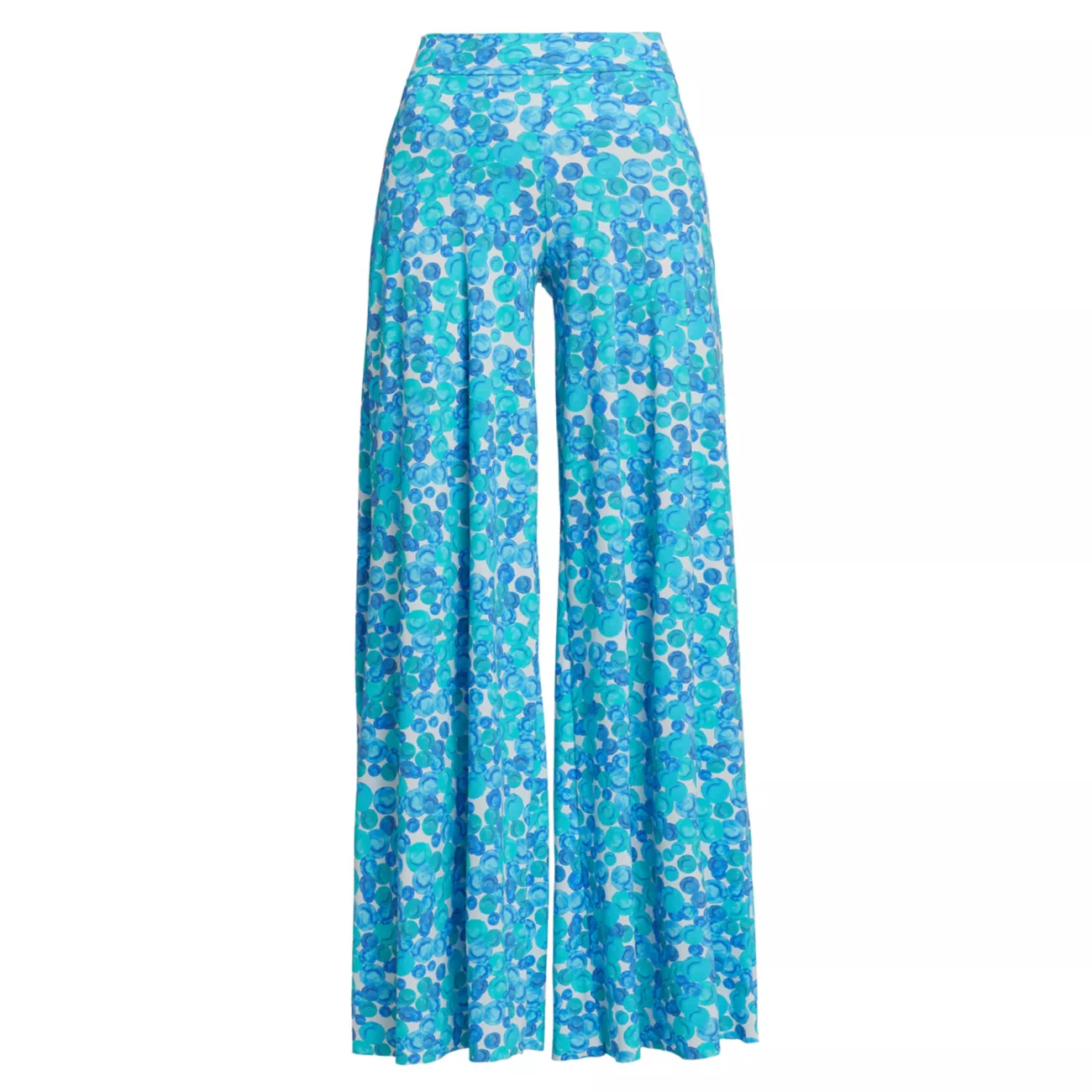 Skyla Printed Jersey Wide-Leg Pants Chiara Boni La Petite Robe