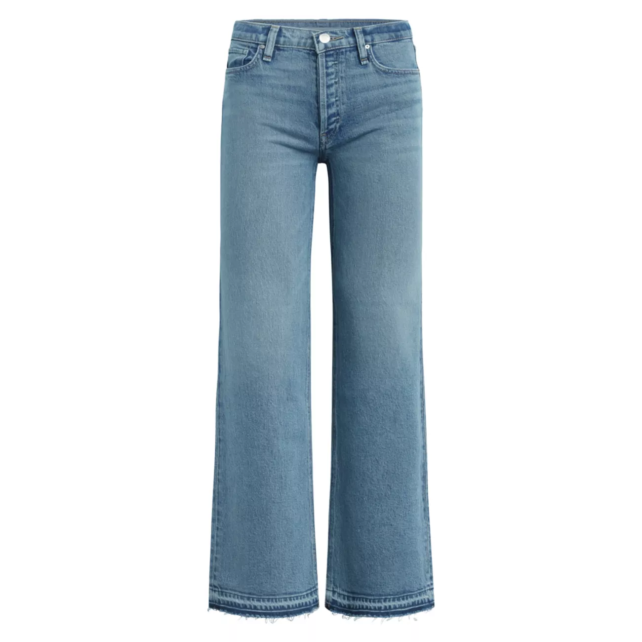 Джинсы Rosie с широкими штанинами и свободным подолом Hudson Jeans