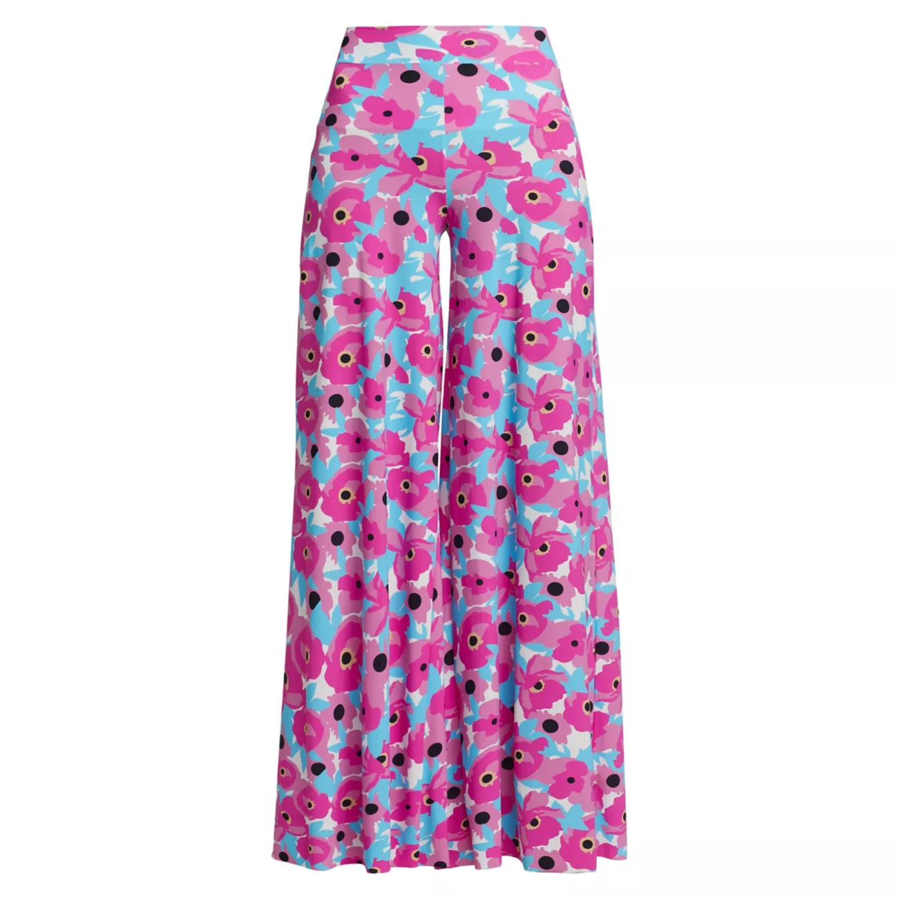 Skyla Floral Jersey Wide-Leg Pants Chiara Boni La Petite Robe