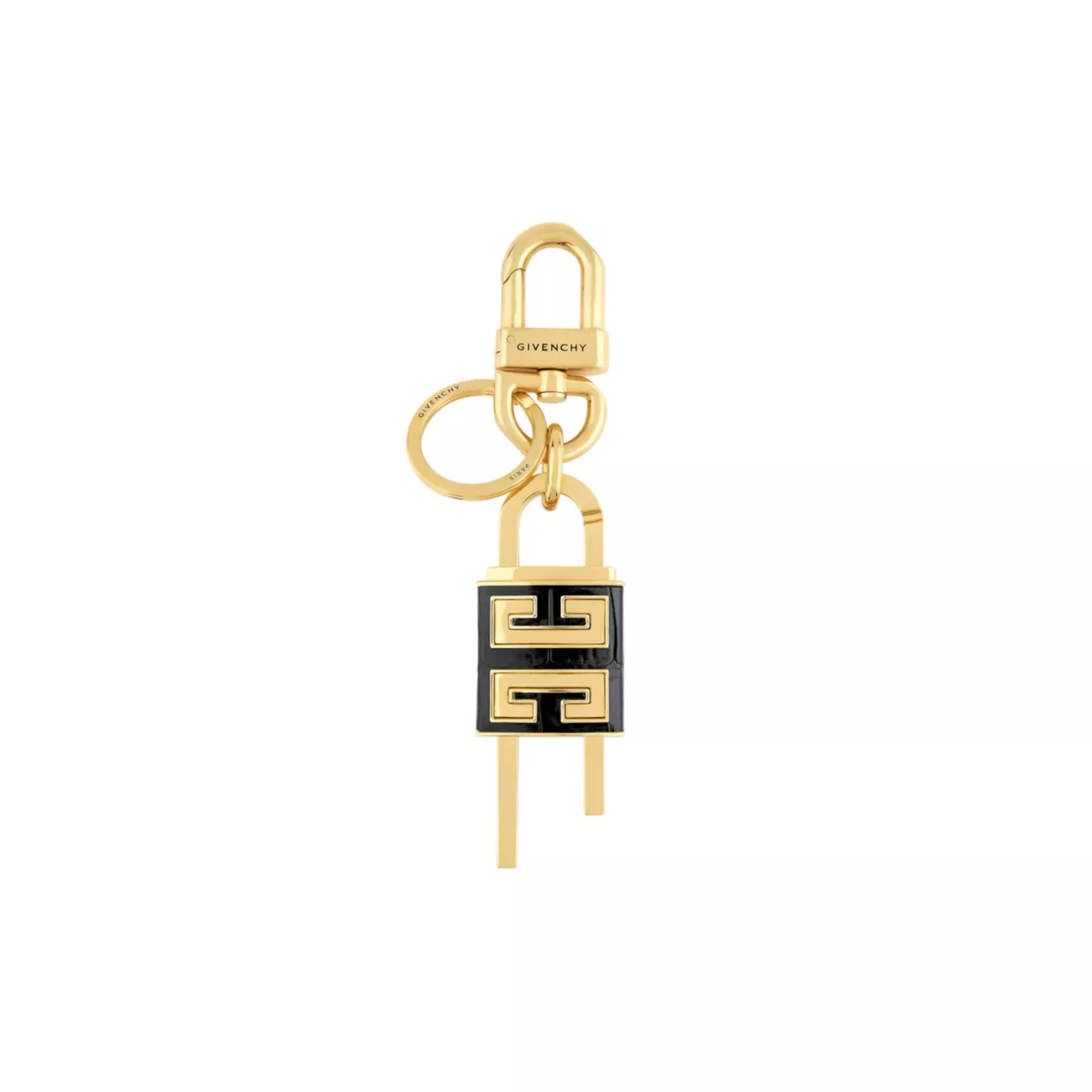 Брелок для ключей с навесным замком 4G из металла и кожи Givenchy