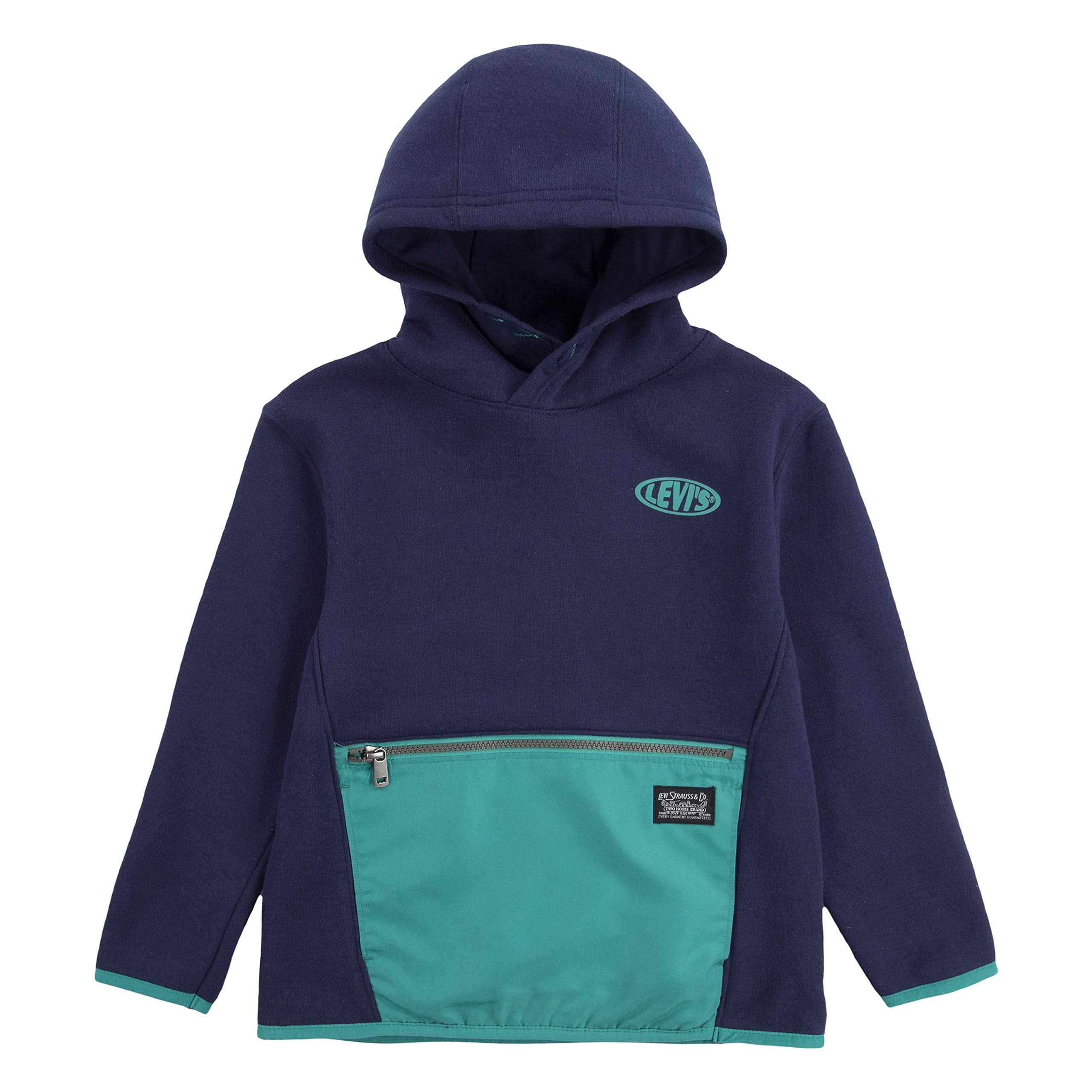 Нейлоновый пуловер с капюшоном и карманами (для маленьких детей) Levi's®