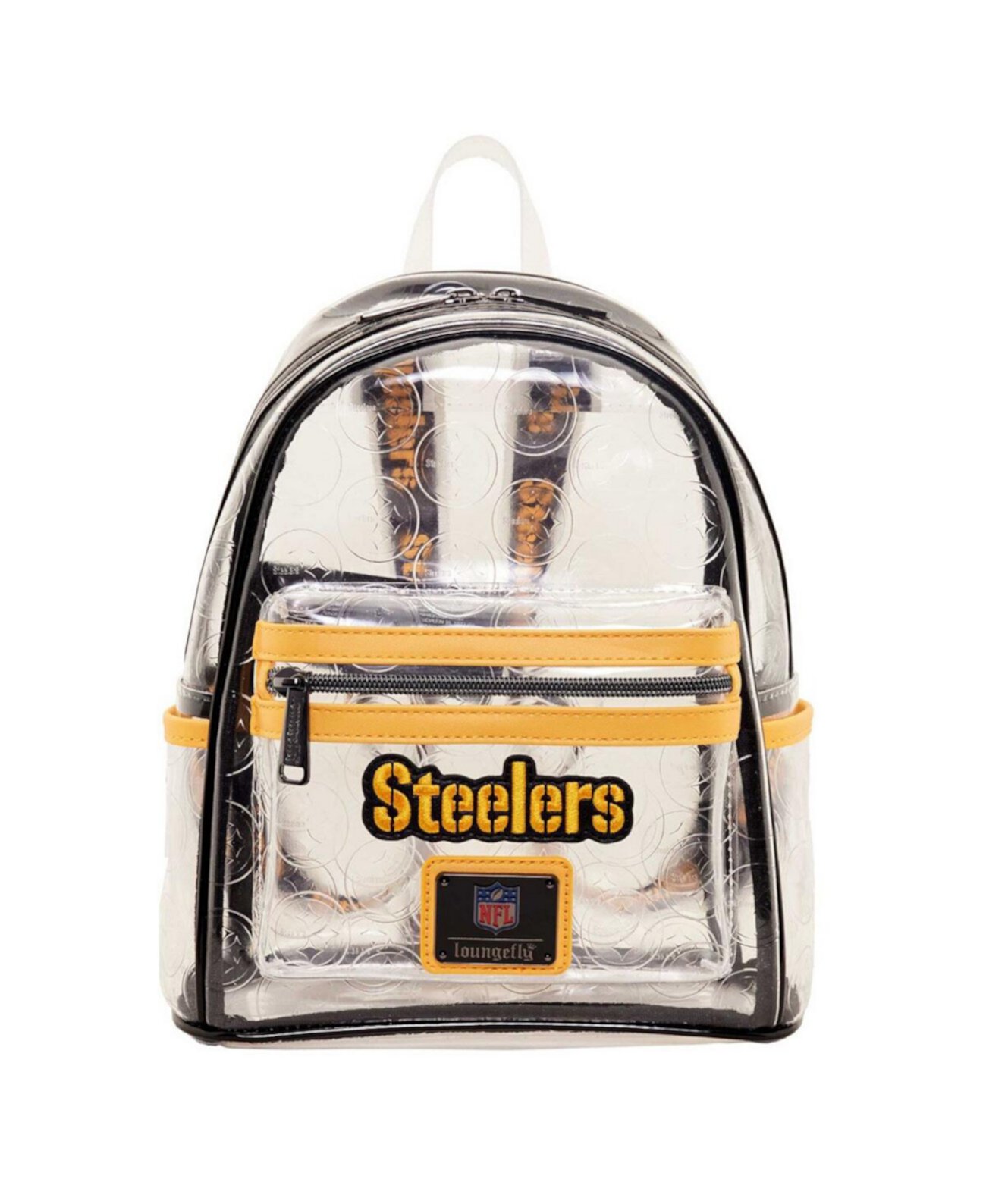 Прозрачный мини-рюкзак Pittsburgh Steelers для мужчин и женщин Loungefly
