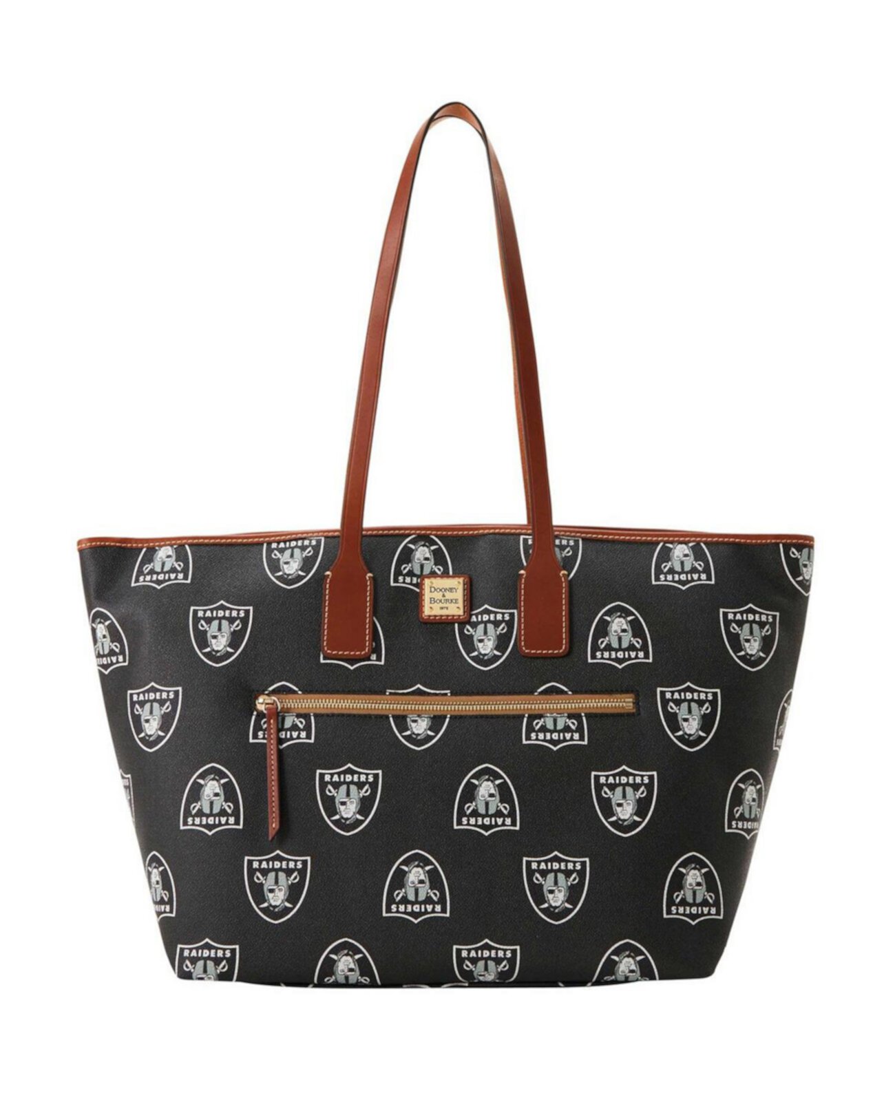 Сумка тоут Dooney & Bourke Женская Las Vegas Raiders Sporty Monogram Large Zip Dooney & Bourke