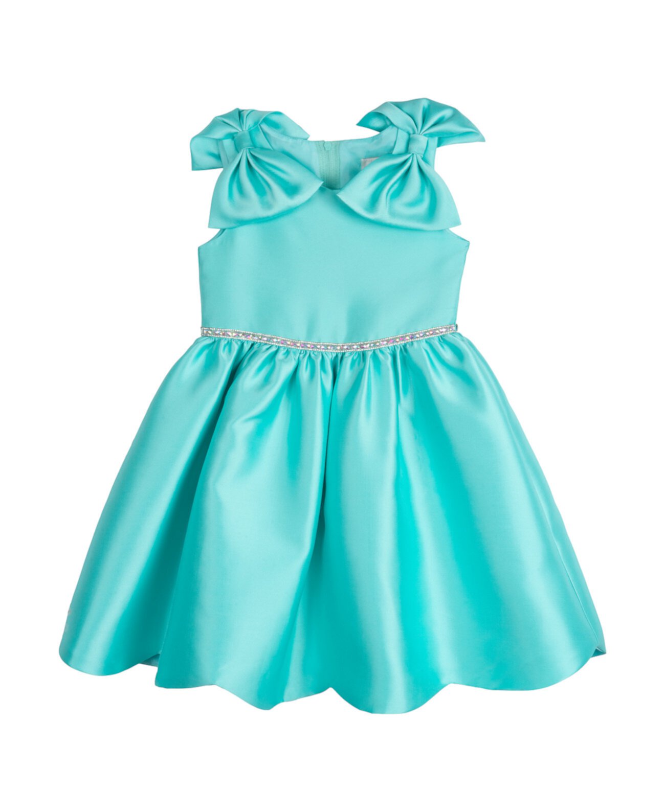 Вечернее платье из микадо без рукавов для маленьких девочек Rare Editions