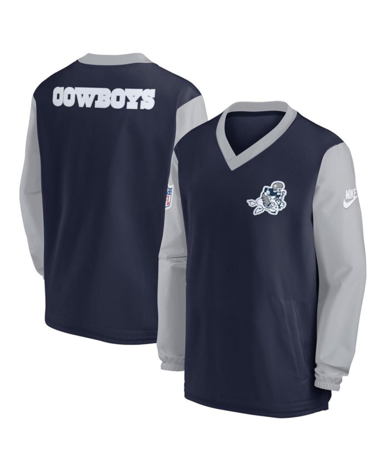 Мужской Пуловер Nike Dallas Cowboys 2023 Sideline V-Neck Nike