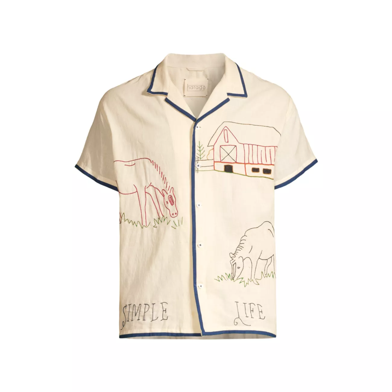 Рубашка для лагеря с вышивкой Craft Heritage Simple Life HARAGO