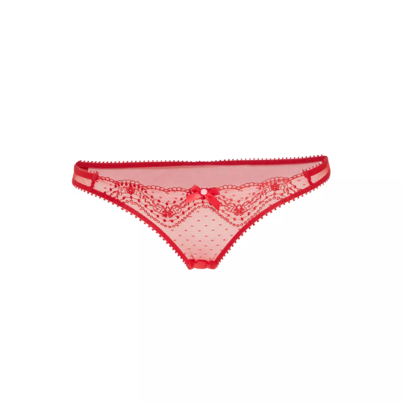 Yuma Embroidered Mesh Brief Agent Provocateur