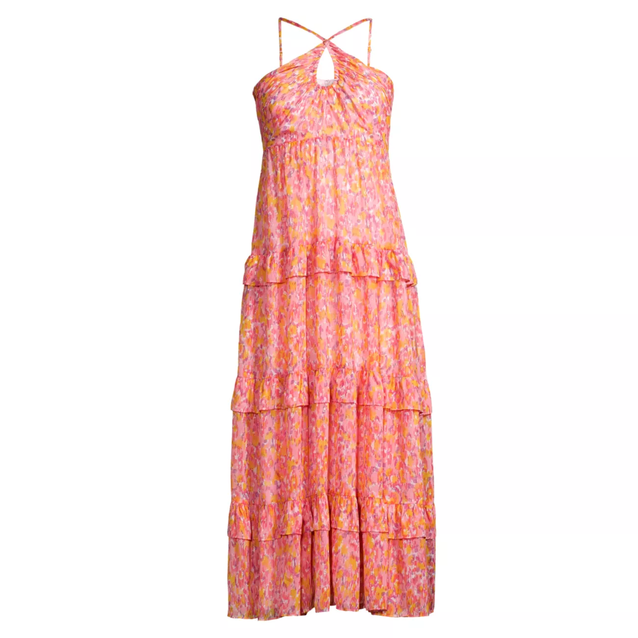 Danielle Floral-Printed Midi Dress Likely
