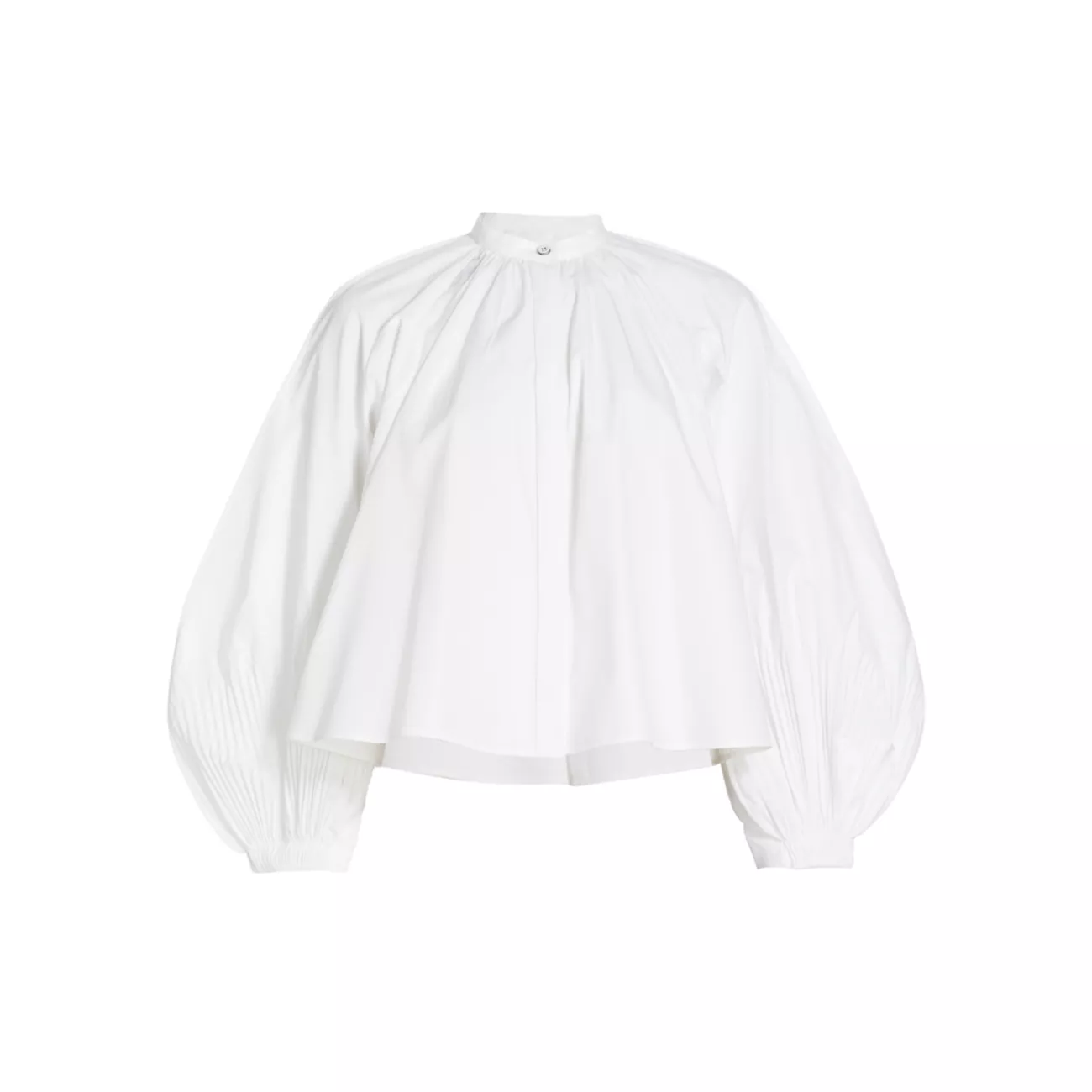 Poplin Puff-Sleeve Shirt Jil Sander