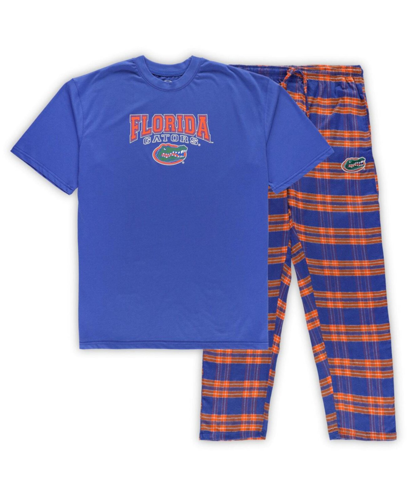 Мужская Пижамы Profile Florida Gators 2-Pack Футболка и Фланелевые Штаны Profile