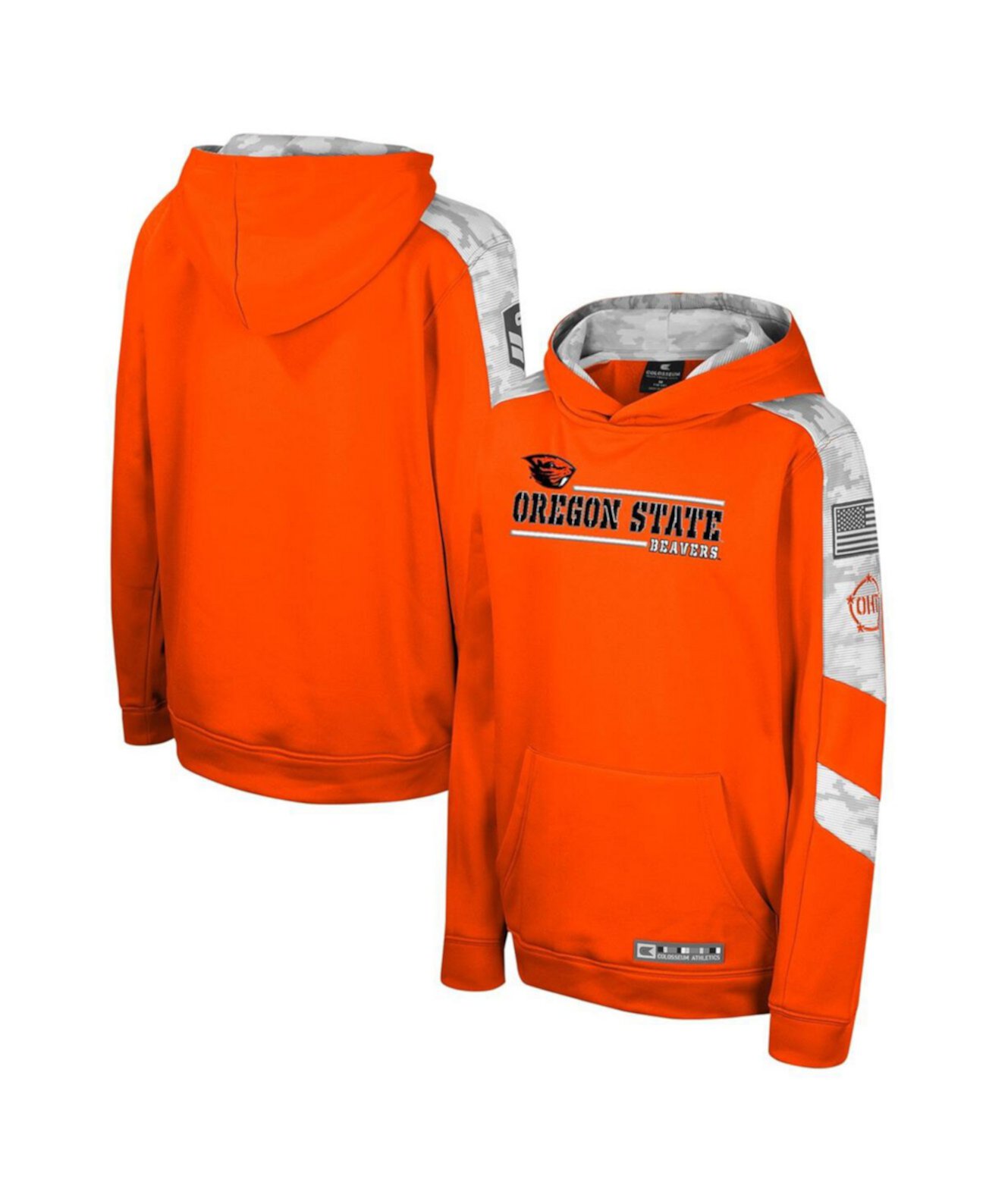 Детское Худи Colosseum Big Boys Oregon State Beavers OHT Military-Inspired Appreciation Cyclone Colosseum