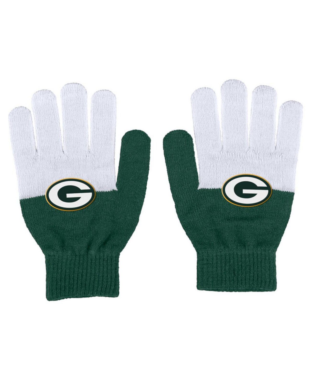 Женские перчатки Green Bay Packers с цветными блоками WEAR by Erin Andrews