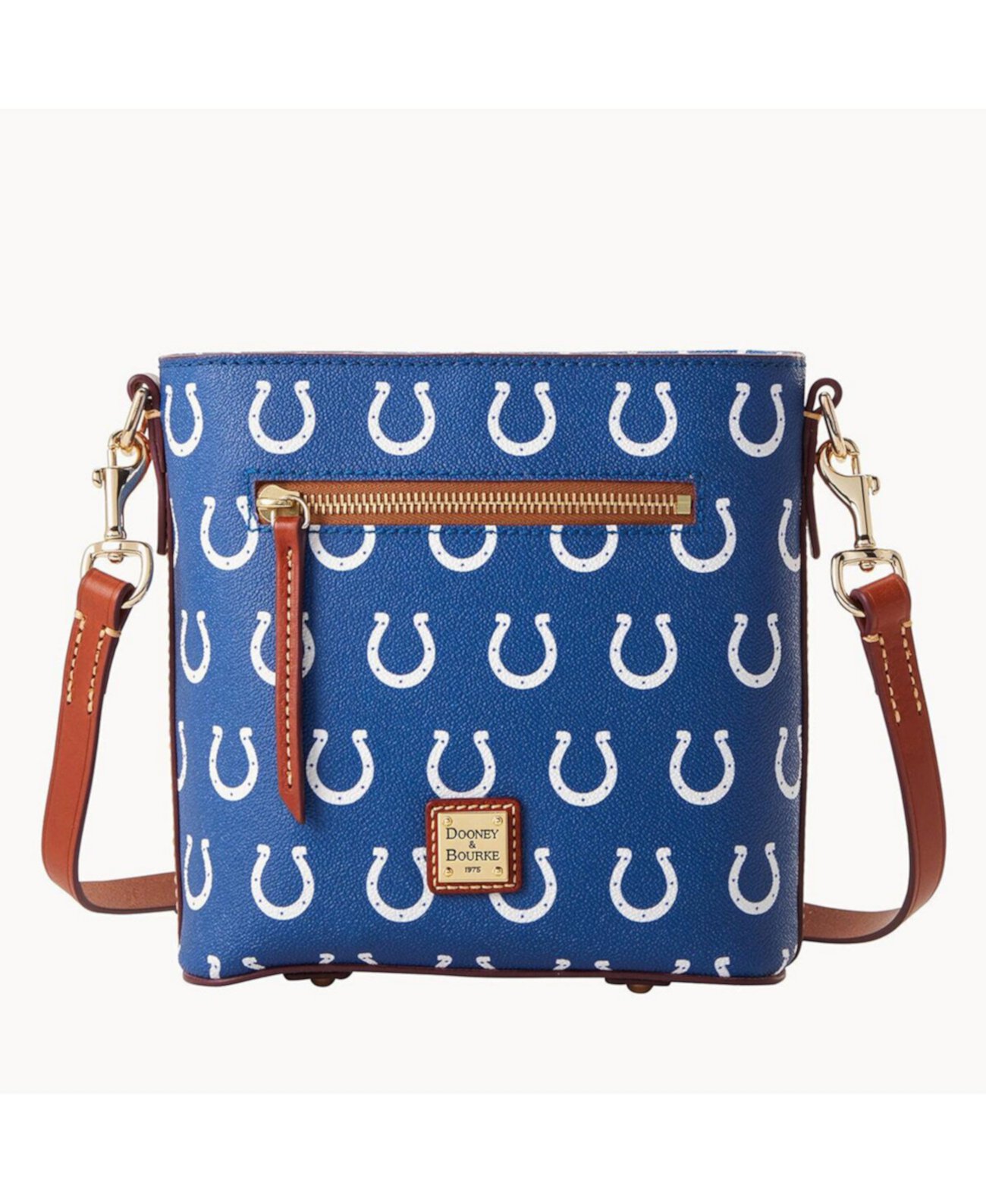 Женская маленькая сумочка через плечо на молнии Indianapolis Colts Signature Dooney & Bourke