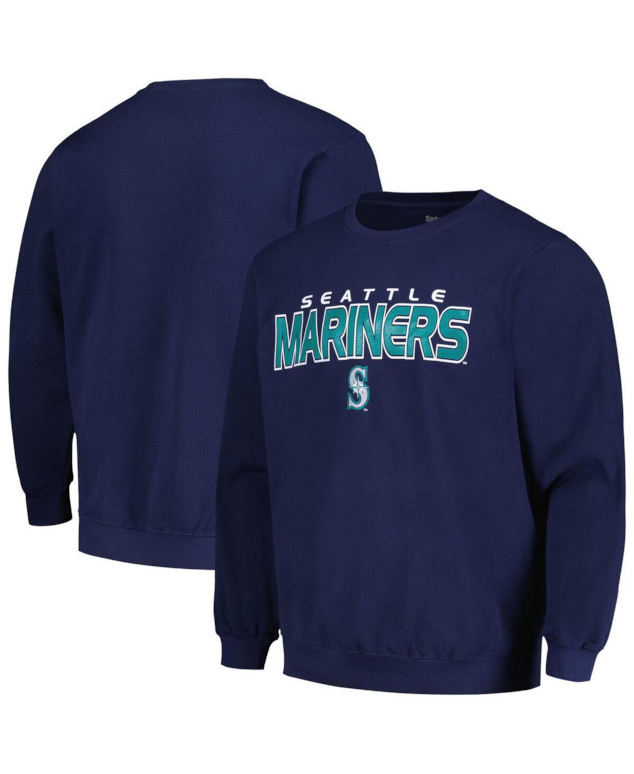 Мужской темно-синий пуловер Seattle Mariners свитшот Stitches