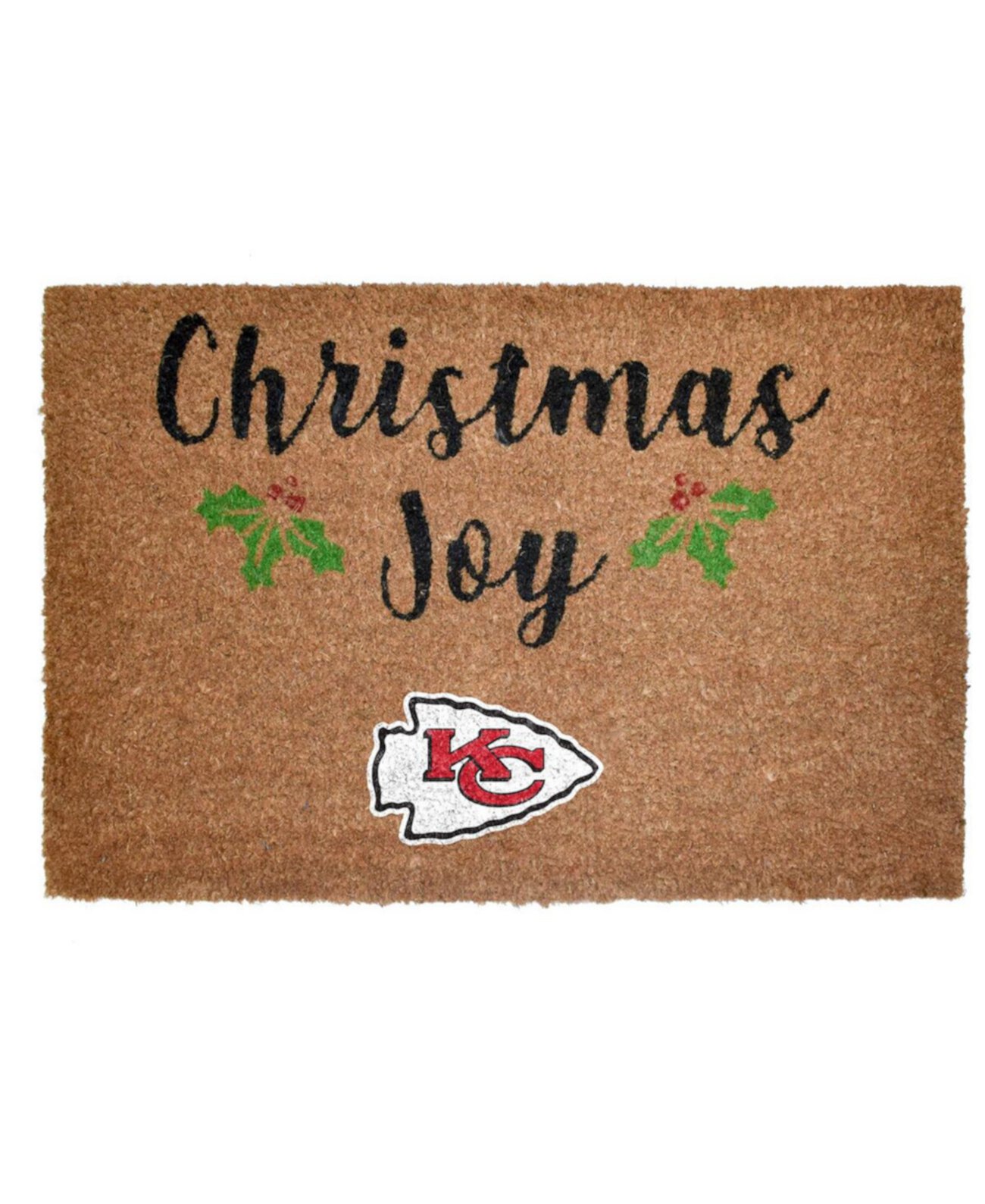 Праздничный дверной коврик The Kansas City Chiefs размером 23 x 35 дюймов Memory Company