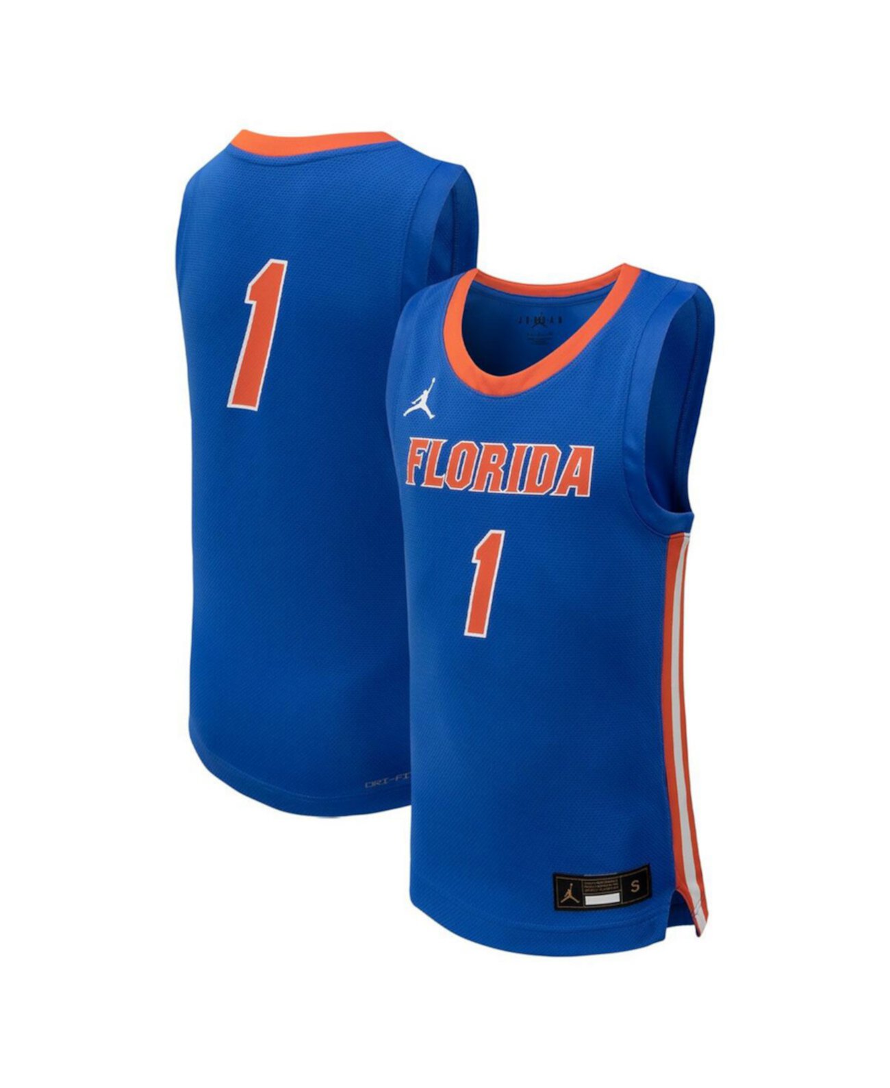 Детское Джерси Jordan Big Boys #1 Royal Florida Gators Team Replica Basketball Jordan