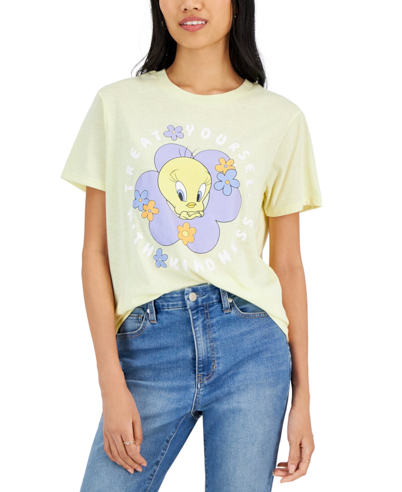 Детская футболка Tweety Bird Treat Yourself с графическим принтом Love Tribe