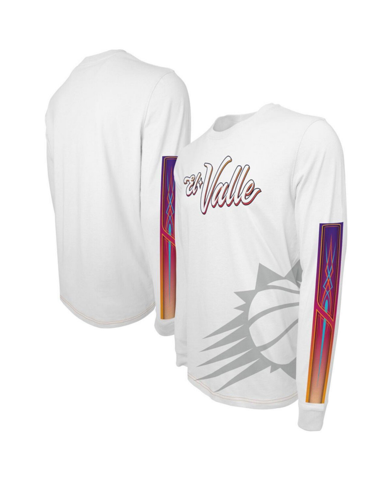 Мужская и женская футболка с длинным рукавом White Phoenix Suns City Edition Scoreboard 2023/24 Stadium Essentials